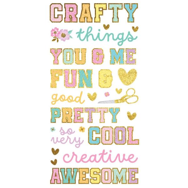 Simple Stories - Aufkleber "Crafty Things" Foam Sticker