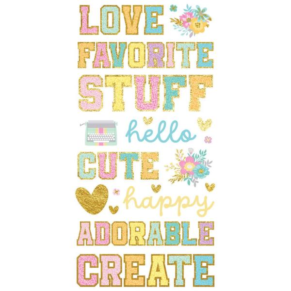Simple Stories - Aufkleber "Crafty Things" Foam Sticker