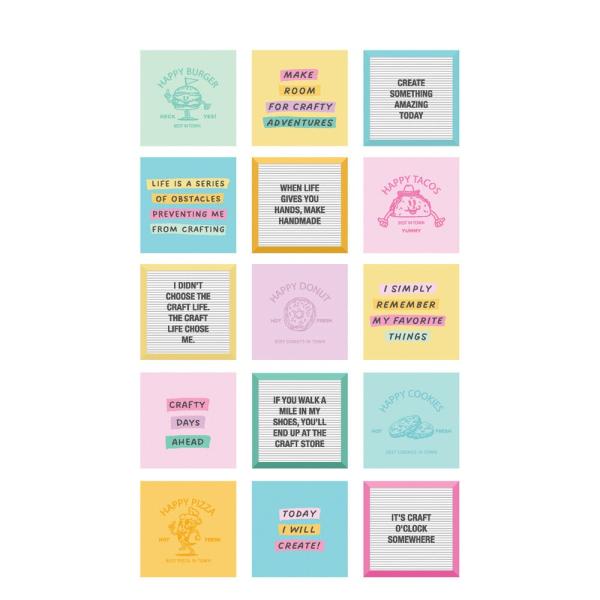 Simple Stories - Aufkleber "Crafty Things" Sticker Book