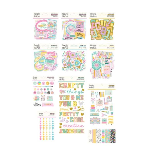 Simple Stories - Aufkleber "Crafty Things" Sticker Book
