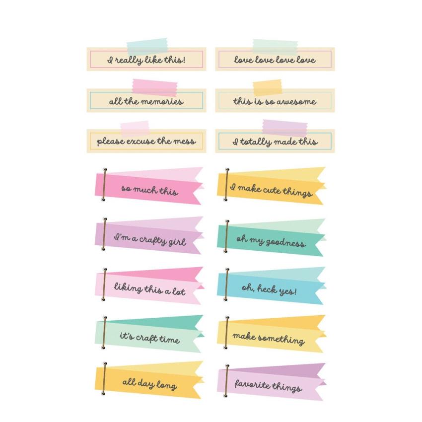 Simple Stories - Aufkleber "Crafty Things" Sticker Book