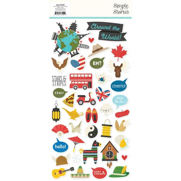 Simple Stories - Aufkleber "Say Cheese Epic" Foam Sticker