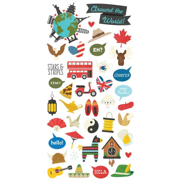 Simple Stories - Aufkleber "Say Cheese Epic" Foam Sticker