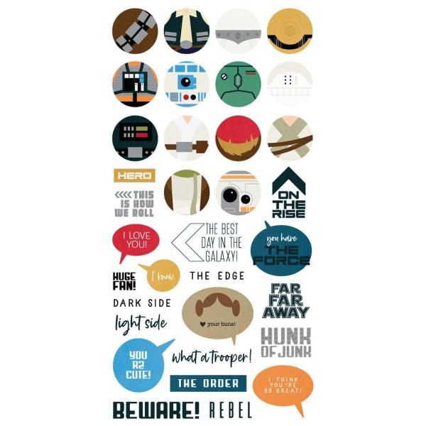 Simple Stories - Aufkleber "Say Cheese Galaxy" Foam Sticker