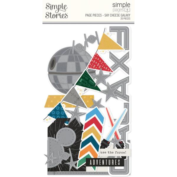 Simple Stories - Stanzteile "Say Cheese Galaxy" Pages Pieces