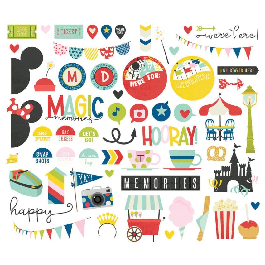Simple Stories - Stanzteile "Say Cheese Magic" Bits & Pieces 