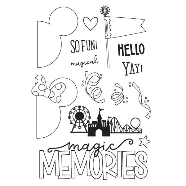 Simple Stories - Stempelset "Say Cheese Magic" Clear Stamps 