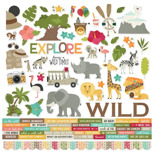Simple Stories - Collections Kit "Say Cheese Wild" 12 Bogen Designpapier