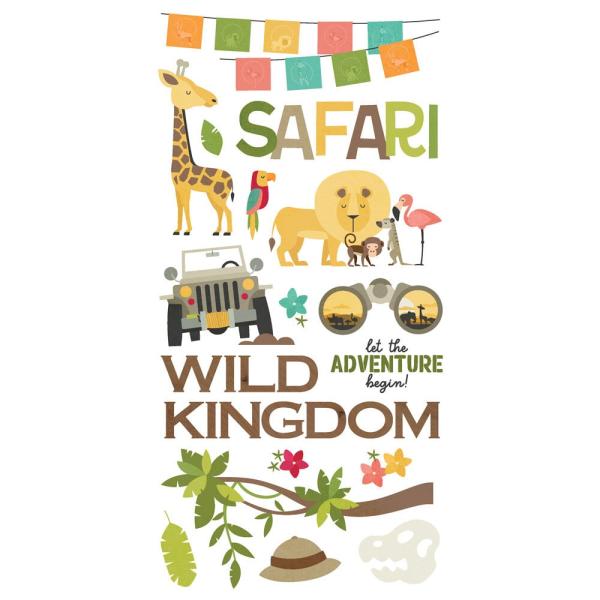 Simple Stories - Aufkleber "Say Cheese Wild" Foam Sticker