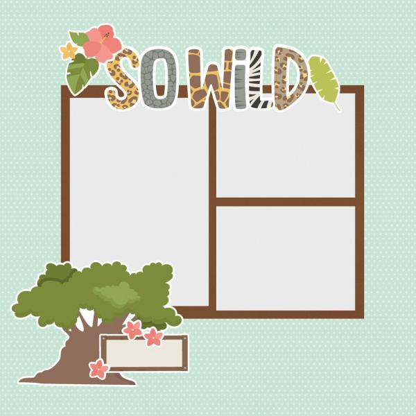Simple Stories - Stanzteile "Say Cheese Wild" Pages Pieces