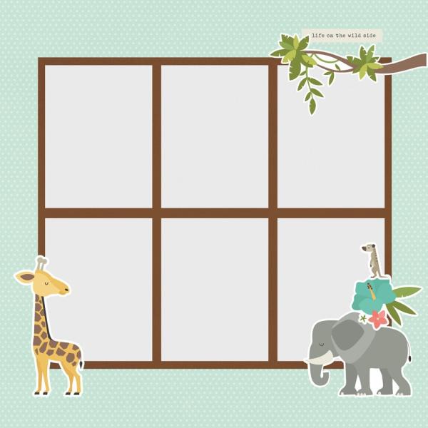 Simple Stories - Stanzteile "Say Cheese Wild" Pages Pieces