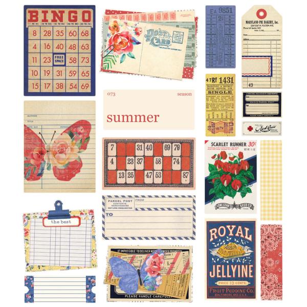 Simple Stories - Stanzteile "Simple Vintage Linen Market" Die Cuts