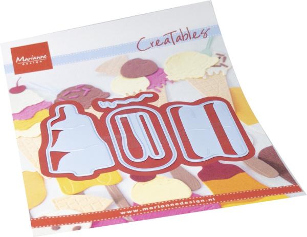 Marianne Design - Präge- und Stanzschablone "Popsicles" Creatables Dies