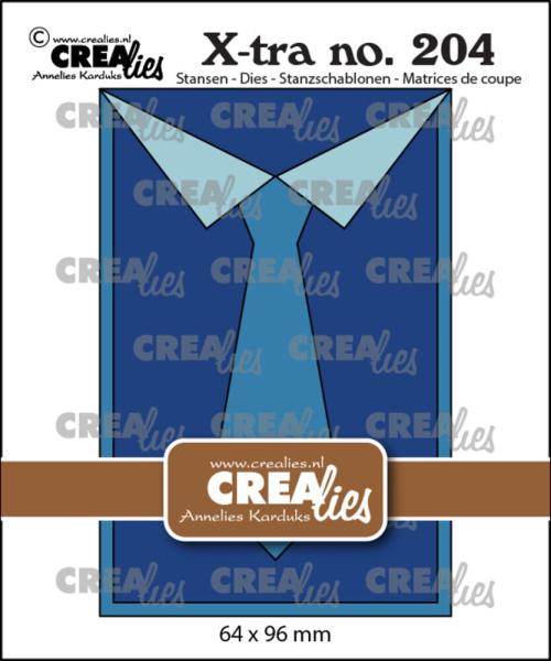 Crealies - Stanzschablone "No. 204 Give a Giftcard: Outfit Man" X-tra Dies