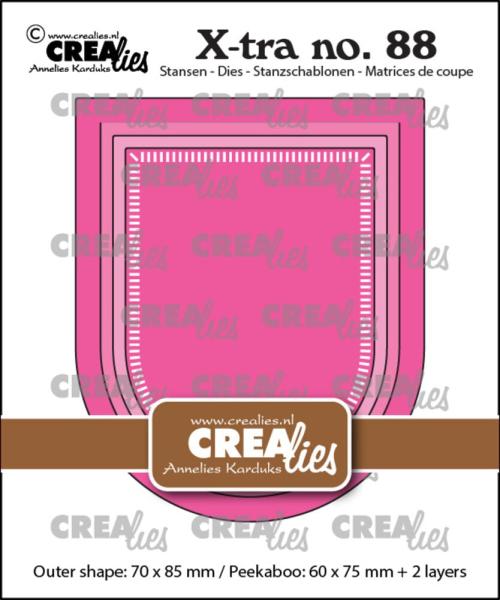 Crealies - Stanzschablone "No. 88 Peekaboo Arch Upside Down" X-tra Dies