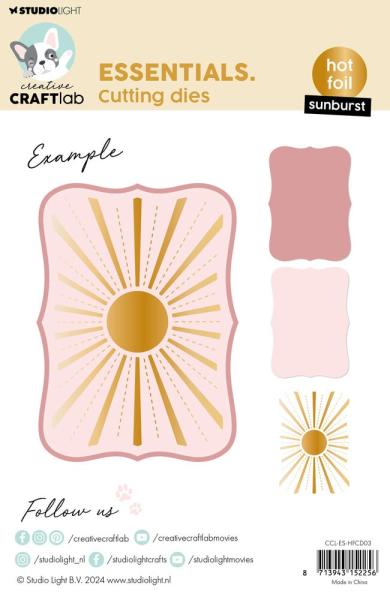 Creative Craft Lab - Studio Light - Hot Foil Plate "Sunburst"