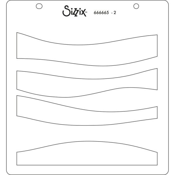 Sizzix - Schablone "Sea Scape" Layered Stencil