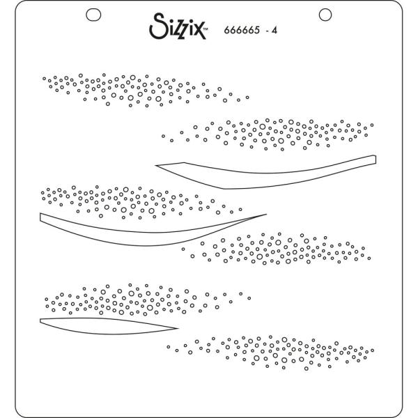 Sizzix - Schablone "Sea Scape" Layered Stencil