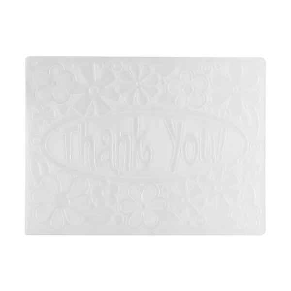 Vaessen Creative - Prägefolder "Thank you" Embossingfolder