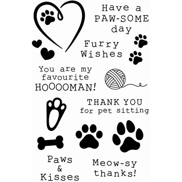 Creative Expressions - Stempelset "Pet Pals" Clear Stamps 15,2x10,16cm Design by Sue Wilson
