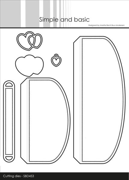 Simple and Basic - Stanzschablone 6x14,8cm "Gatefold" Dies