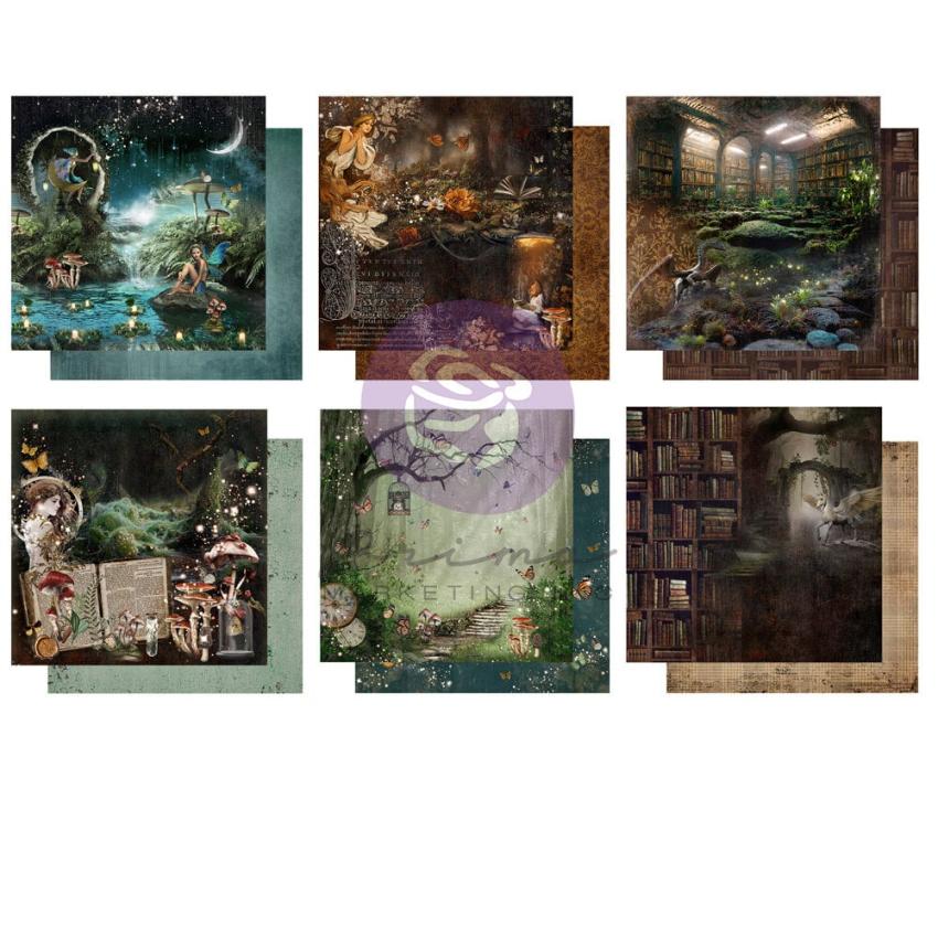 Prima Marketing - Designpapier "Nature Academia" Paper Pack 12x12 Inch - 14 Bogen