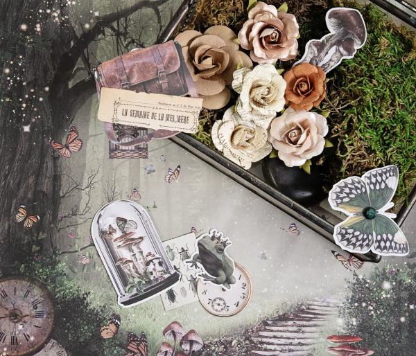 Prima Marketing - Papier Blumen "Nature Academia" Flowers Unearthed