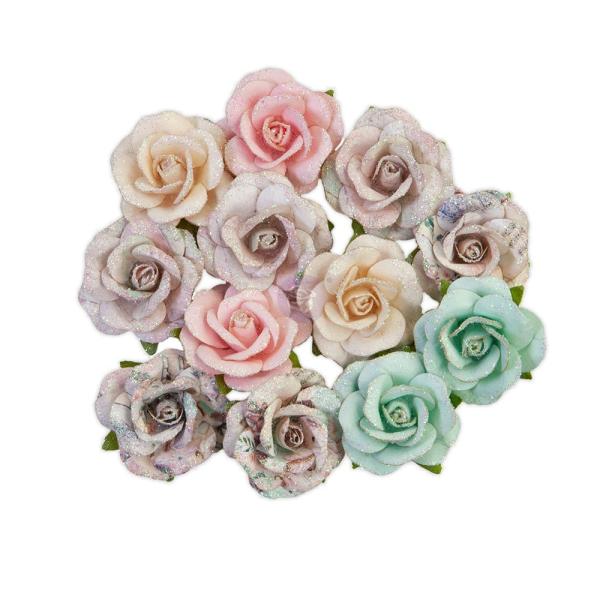 Prima Marketing - Papier Blumen "Sugar Cookie Christmas" Flowers Sugar Cookie