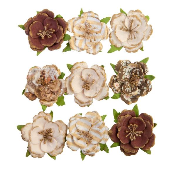 Prima Marketing - Papier Blumen "Golden Desert" Flowers Cholla