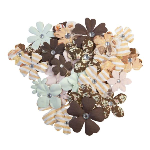 Prima Marketing - Papier Blumen "Golden Desert" Flowers Nogal