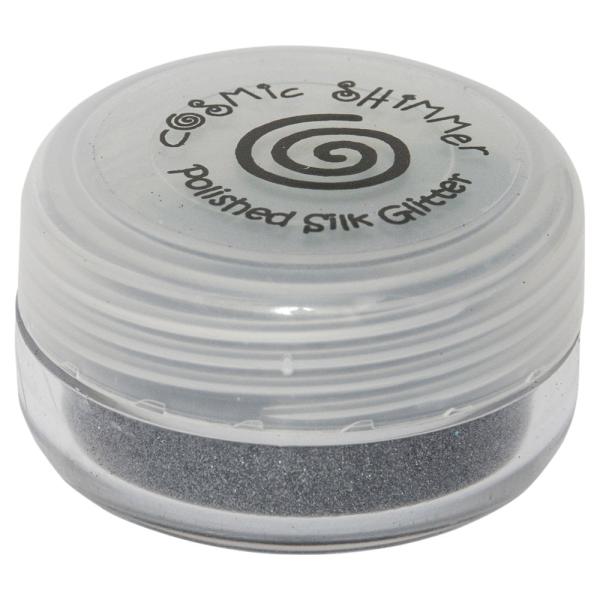 Cosmic Shimmer - Glitzermischung "Gunmetal" Polished Silk Glitter 10ml