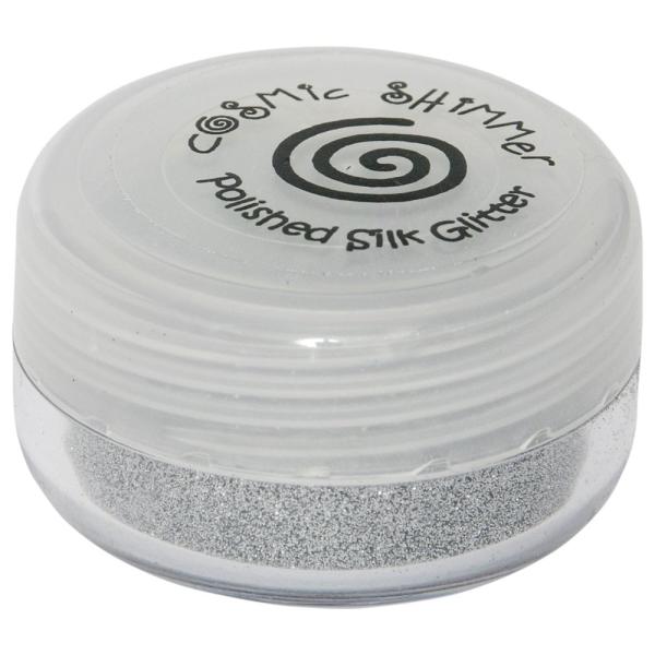 Cosmic Shimmer - Glitzermischung "Silver Chrome" Polished Silk Glitter 10ml