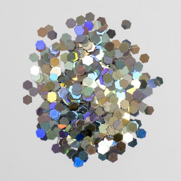 Cosmic Shimmer - Glitzermischung "Holographic Hexagons" Glitter Jewels 25ml
