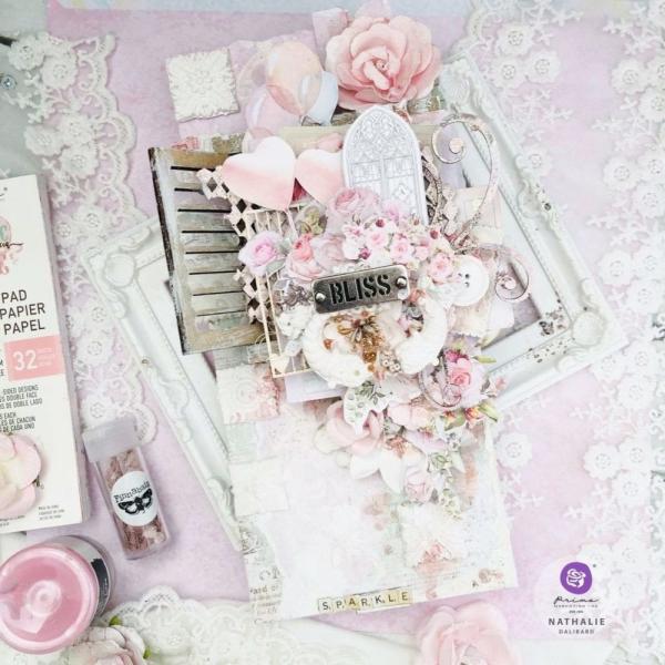 Prima Marketing - Papier Blumen "Magic Love" Flowers Pastel Dreams 