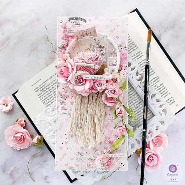 Prima Marketing - Papier Blumen "Magic Love" Flowers Pastel Dreams 