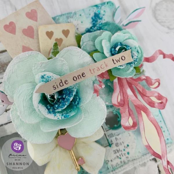 Prima Marketing - Papier Blumen "Magic Love" Flowers Pastel Dreams 