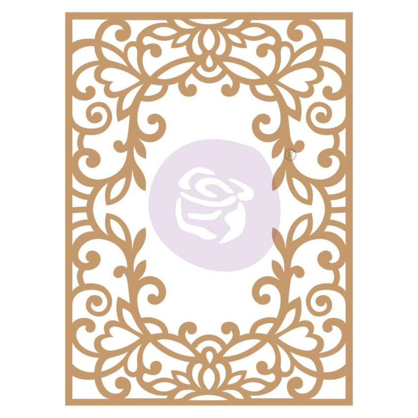 Prima Marketing - Stanzteile "Vine Frame" Chipboard Die Cut