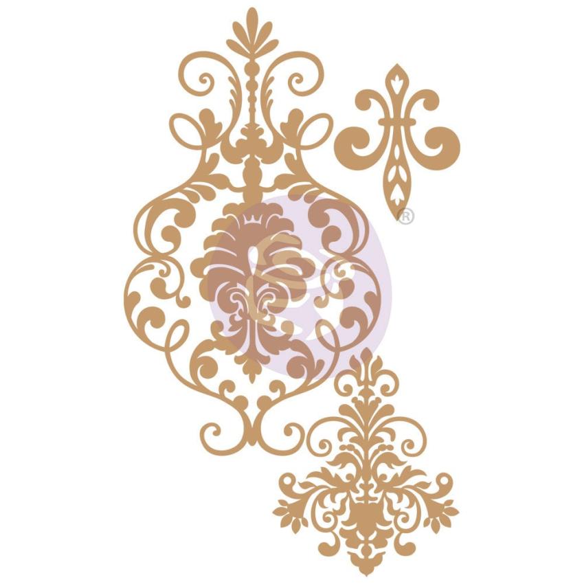 Prima Marketing - Stanzteile "Elegant Damask" Chipboard Die Cut