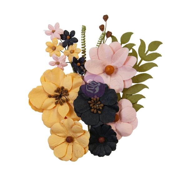 Prima Marketing - Papier Blumen "Thirty-One" Flowers All Hallows Eve