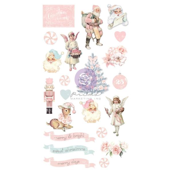 Prima Marketing - Aufkleber "Christmas Sparkle" Puffy Sticker 