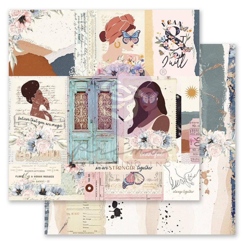 Prima Marketing - Designpapier "Indigo" Paper Pack 12x12 Inch - 24 Bogen