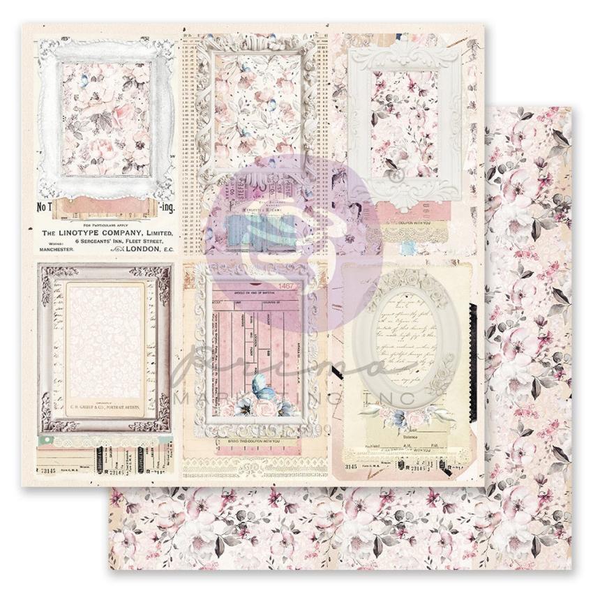 Prima Marketing - Designpapier "Indigo" Paper Pack 12x12 Inch - 24 Bogen