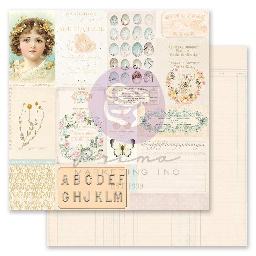Prima Marketing - Designpapier "Miel" Paper Pack 12x12 Inch - 24 Bogen