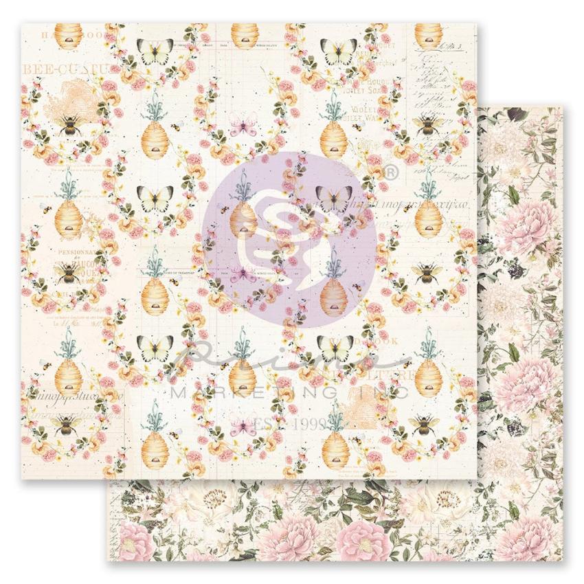 Prima Marketing - Designpapier "Miel" Paper Pack 12x12 Inch - 24 Bogen
