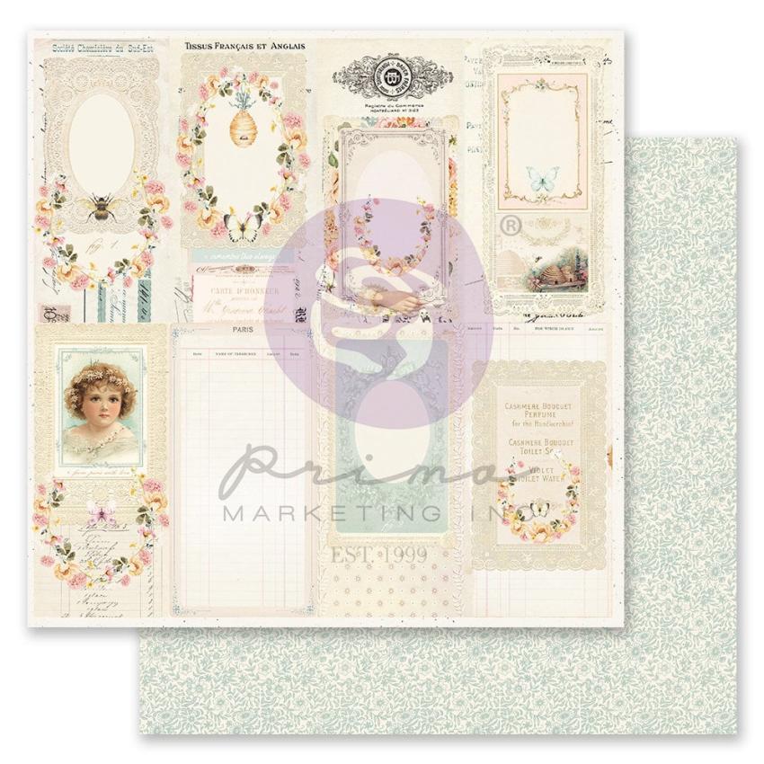 Prima Marketing - Designpapier "Miel" Paper Pack 12x12 Inch - 24 Bogen