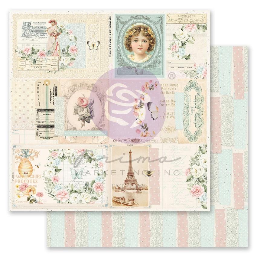 Prima Marketing - Designpapier "Miel" Paper Pack 12x12 Inch - 24 Bogen