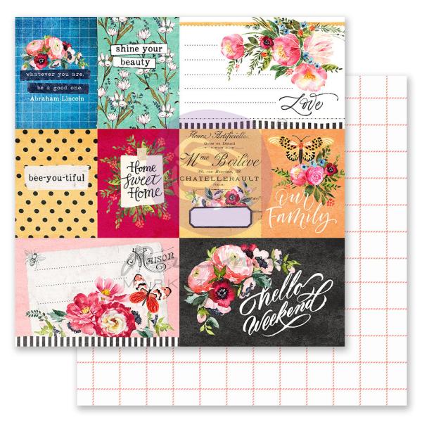 Prima Marketing - Designpapier "Painted Floral" Paper Pack 12x12 Inch - 24 Bogen