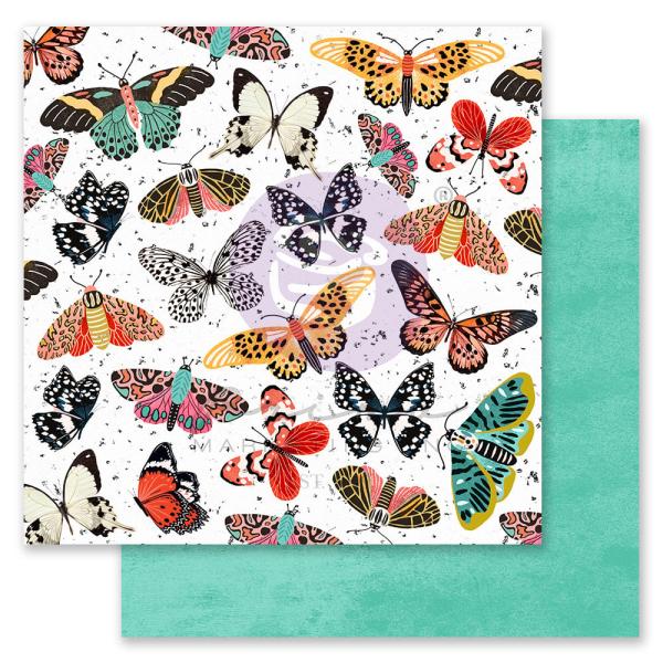 Prima Marketing - Designpapier "Painted Floral" Paper Pack 12x12 Inch - 24 Bogen