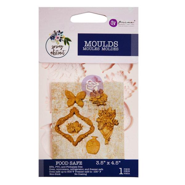 Prima Marketing - Gießform 3,5x4,5 Inch"Spring Abstract" Mould