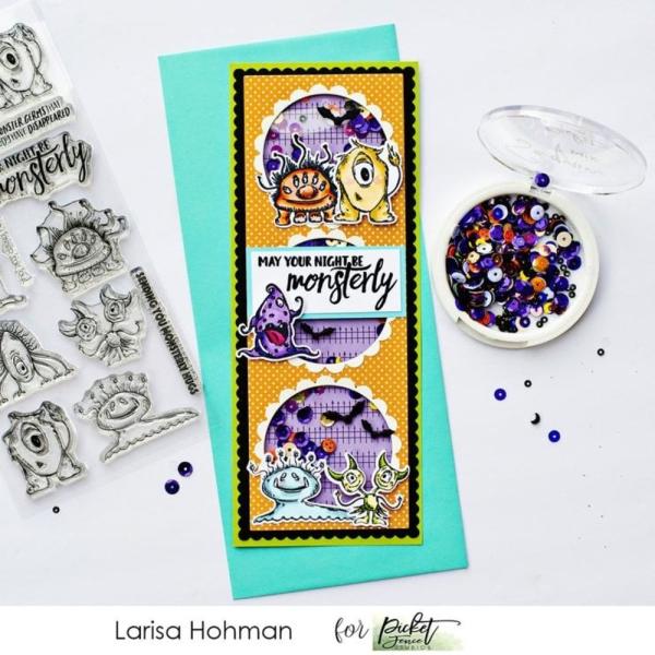 Picket Fence Studios - Pailletten - Streuteile "Trick or Treaters" Sequin Mix